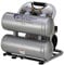 California Air Tools CAT-4610AC Ultra Quiet & Oil-Free 1.0 hp 4.6 Gallon Aluminum Twin Tank Electric Portable Air Compressor, Silver
