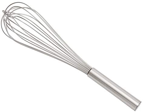Vogue Heavy Whisk 40.5 cm/16 inch, Stainless Steel, Eight Heavy Wires, Plastic Sealed Base Prevents Liquid Build Up, Weight: 240 g, Dishwasher Safe, K548
