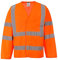 Portwest Warnschutzweste mit Reflexstreifen über Bauch und Schulter, Größe: S/M, Farbe: Orange, C473ORRS/M