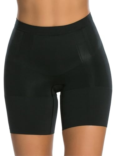 SPANX SPANXsculpt OnCore Mid-Thigh Short - Powerful Sculpting Body Shaper - Level 4 Compression - Comfortable Shapewear for Women -Very Black - X-Large