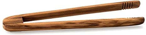 Continenta Gourmet Pince en Bois d'olivier, huilé, avec Une Longueur de 15 cm