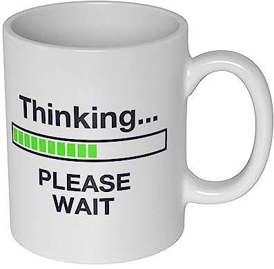 getDigital Thinking Becher Tasse für Nerds und Geeks, Keramik, weiß, 10 x 10 x 10 cm