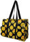 NGIL Tragetasche mit Reißverschluss, Motiv Druck, groß, Emoji Faces-Black (Schwarz) - SML733_001