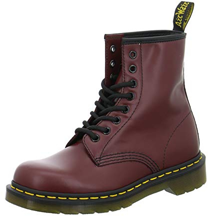 Dr. Martens 1460 Smooth 59, Stivali Unisex Adulti, Rosso (1460 Smooth 59 Last Cherry Red), 38 EU