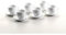 Mäser, Serie Colombia, Cappuccino-Obere 22 cl mit Cappuccino-Untere 15 cm, Porzellan Geschirr-Set für 6 Personen