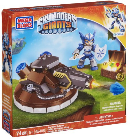 Mega Bloks 95408 - Skylanders Sky Turret Defense, Konstruktionsspielzeug