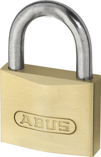 ABUS 42406 Stainless Steel Shackle Brass Padlock with 6504 Alike Keyed