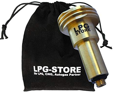 LPG-Store - ACME M10 - Adattatore serbatoio per veicoli a gas, versione per Germania e Europa, con borsa in tessuto