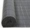 ESTEXO PVC Sichtschutzmatte aus Kunststoffröhrchen Grau 0,80 x 4 m