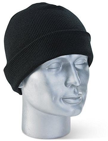 WATCH BEENIE HAT BLACK