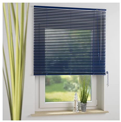 Liedeco | Aluminium-Jalousie | orientblau B120cm x H130cm