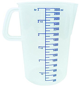Buchsteiner Profi-Messkanne, Kunststoff, Natur, 3 L
