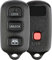 KeylessOption Just the Case Keyless Entry Remote Key Fob Shell by KeylessOption