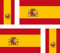 4 pegatinas con la bandera de España, para coche, moto, maleta, ordenador portátil