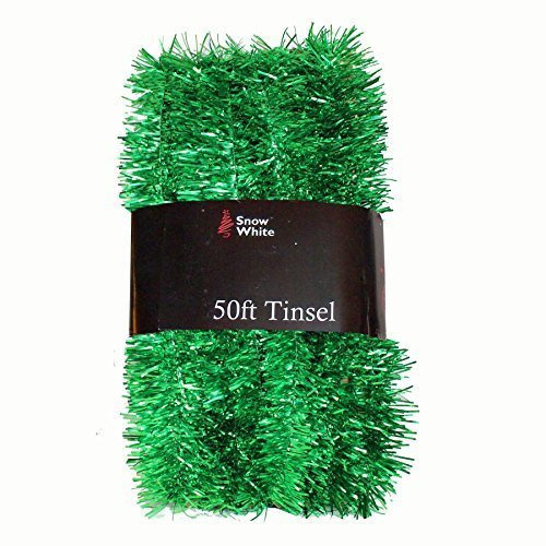 PMS 50FT X 2 APPLE GREEN TINSEL W/WRAP AROUND PVC COATED CA