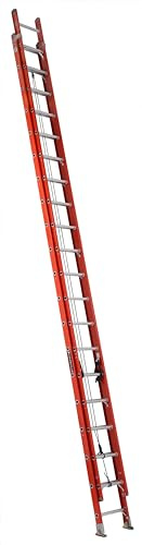 Louisville Ladder 40-foot Fiberglass Extension Ladder, 300-Pound Load Capacity, Type IA, FE3240