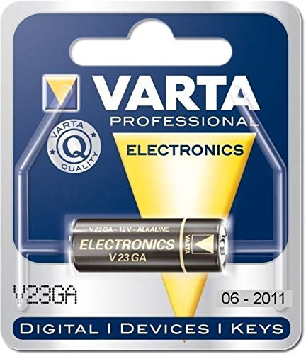Varta V 23 GA Zinc-Dióxido Manganese 12 V Battery - Batteries (Zinc Dióxido, Manganese, Cylindrical, 12 V, 50 mAh, Blue, Silver, 10.3 mm