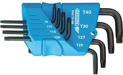 GEDORE Winkelschraubendreher-Satz im Halter 8-teilig TX T10-T45, H 43 TX-08