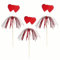 PAPSTAR 16751 Amore Decorative Party Pickers Set of 100 22 cm Red
