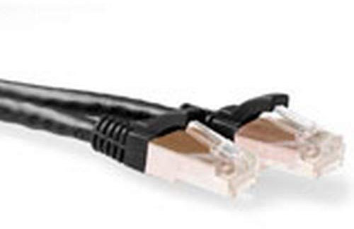 ACT CAT6A S/FTP SNAGLESS BK 15.00M