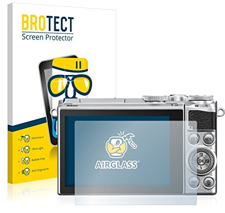 brotect Glass Screen Protector Film compatible with Nikon 1 J5 - Glass-Foil 9H Protection [Scratch Resistant, High Clarity]