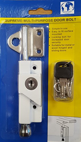 Supreme Multi-Purpose Door Bolt White - 8K116