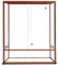 Reptiles Planet - Terrarium Aluminium Elegance - Couleur Bois - 100 x 45 x 50 cm