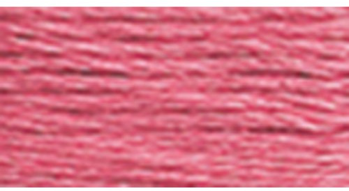 DMC 117-3833 Mouline Stranded Cotton Six Strand Embroidery Floss Thread, Light Raspberry, 8.7-Yard