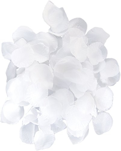 Deluxe Rose Petal Confetti - White