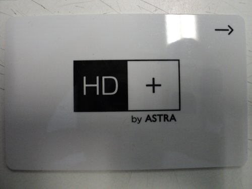 Astra HD+ Karte 12 Monate weisse Version 01 für RTL HD, Sat1 HD, ProSieben HD, VOX HD, geeignet für HD+ Receiver und Module