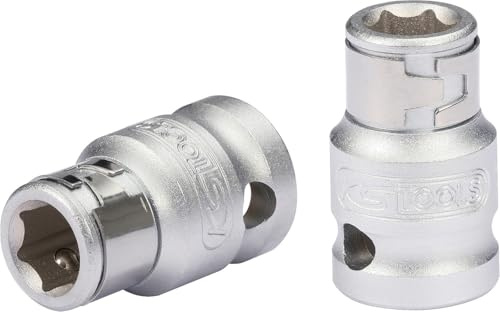 KS Tools 911.4331 3/8 Bit-Adapter-Stecknuss, 3/8 x 5/16, 28mm