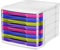 CEP 1003980811 Happy Schubladenbox 8 Schübe 398 HM, ultramarin/bambugrün/violett/indienrosa