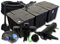 SunSun Kit Complet: CBF-350C Filtre de Bassin jusqu'à 90000 L, CTF-12000 Pompe 12000l/h 100W, CUV-236 Lampe UV 36W, 25m Tuyau 25mm, CSP-250 Écumeur 2500l/h, HJ-943 Fontaine 800l/h, Y-Distributeur