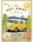 Nostalgic-Art Retro Blechschild, 30 x 40 cm, VW Bulli – Let's Get Away – Volkswagen Bus Geschenk-Idee, Original Lizenzprodukt (OLP), aus Metall, Vintage Design, Blechschilder Sprüche