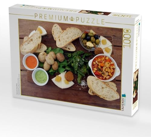 CALVENDO Puzzle Kanarische Tapas Platte | 1000 Teile Lege-Größe 64 x 48 cm Foto-Puzzle für glückliche Stunden