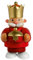 KWO Olbernhau Räuchermann Caspar, Mini, 11 cm, Mehrfarbig, 11cm