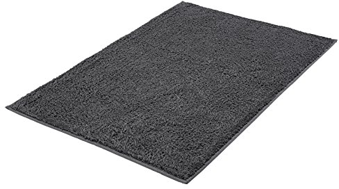 Kleine Wolke 4018905225 Badteppich Kansas, 70 x 120 cm, Schiefer 4004478228306