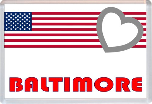 Baltimore - Maryland - Love USA/American Cities - Jumbo Fridge Magnet (United States of America)