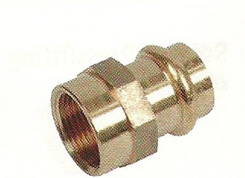 Rotguss Pressfitting Übergang 28 x 1“ Innengewinde Presskontur V
