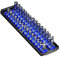 Ernst Manufacturing Twist-Lock Socket Boss Premium 2-Rail 1/4-Inch-Drive Socket Organizer, 13-Inch, Blue (8495)