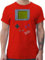 T-Shirt Herren - Karneval & Fasching - Gameboy | Nerds I 90s I 90iger I Fastnacht I Fasnacht I Fasnet - XL - Rot - Nerd Clothes Faschings t Shirt costüm gameboys männer t-Shirts zocker Geschenk