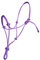 Hunters Saddlery Knotenhalfter für Pferde kompatibel mit Parelli Natural Horsemanship (Warmblut/Full, Violett)