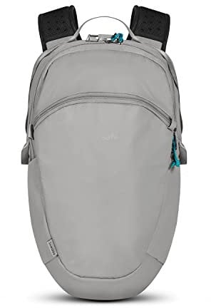 Pacsafe Anti-Diebstahl-Rucksack, Econyl Gravity Grey, Einheitsgröße, Eco 18L Anti-Diebstahl-Rucksack