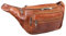 STILORD 'Maverick' Leder Bauchtasche Gürteltasche Umhängetasche Hüfttasche Kameratasche Handy Reise Festival Trekking Damen Herren weiches Leder, Farbe:Cognac - glänzend