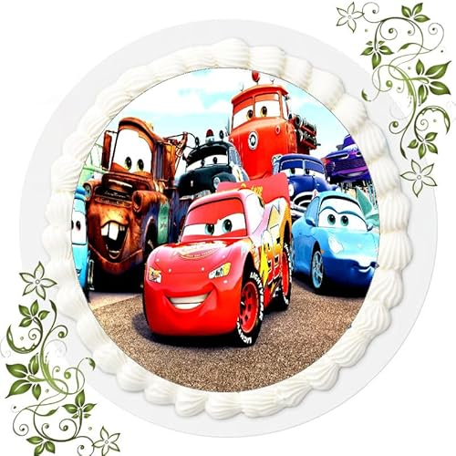 Premium Esspapier Tortenaufleger Tortenbild Geburtstag Motiv Disney's Pixar Cars Nr. 18