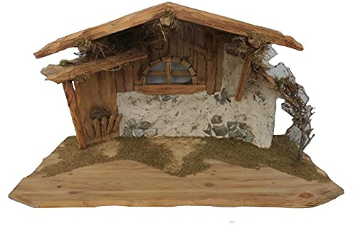Krippenstall für 20 bis 30 cm große Figuren - deutsche Wertarbeit