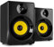 Vonyx SMN40B - Studio Boxen, DJ Lautsprecher, 100W Studio Monitor Boxen Aktiv, Monitor Lautsprecher aktiv, AUX, RCA, USB, MP3 Player, Aktiv Lautsprecher Set, Schwarz