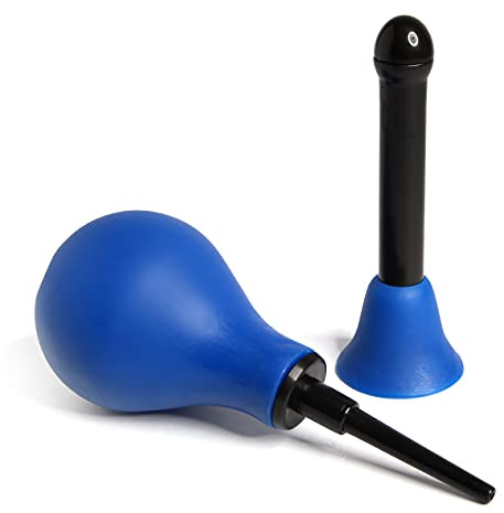 Lovehoney Deluxe Anal Douche Kit with Soft Plastic, 200ml, Blue