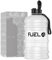 Fuel24 Jug - 2.2 Litre Water Bottle - Extra Strong Flex Material - Drop Proof, Pop or Straw Cap Options - 2.2L Large Gym Sports Bottle, BPA FREE