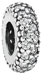 Silber Weiß Rose Rot Blau Golden Pave Spacer Bead Charm Fit Armband DIY Schmuck für Frauen Nettes Design